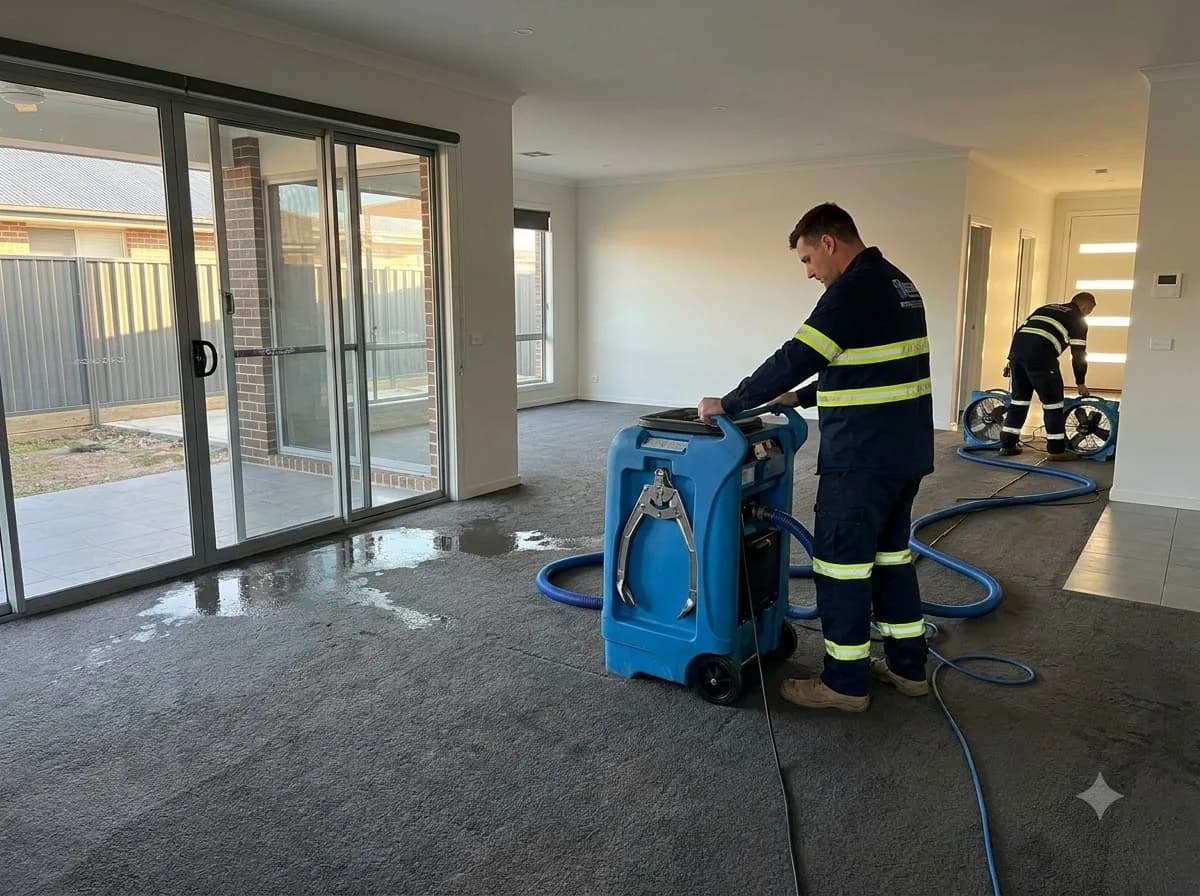 Flood damage restoration and water extraction in Adelaide